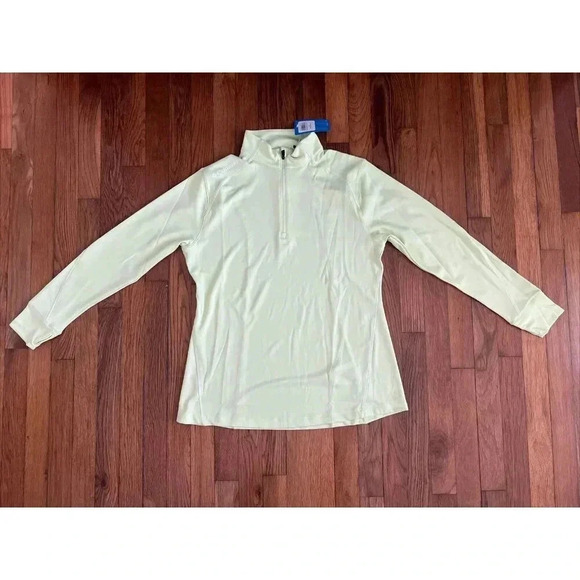 Columbia Tops - Columbia Golf Womens Omni Wick Shotgun 1/4 Zip Jacket Athletic Yellow Size L